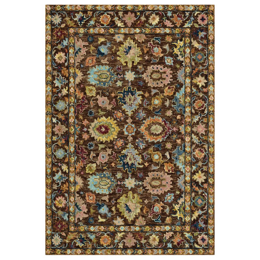 Amer Rugs Jackson JAC-6 Brown 3"6" x 5"6" Area Rug, , large