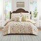 Peking Handicraft Sugar Mill 3-Piece King Reversible Comforter Set in Multicolor, , large