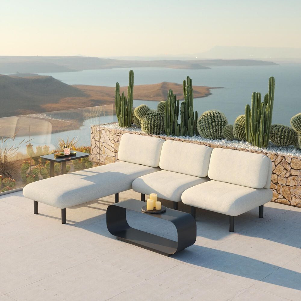 Zuo Modern Aperto Patio Accent Chair in Beige, , large