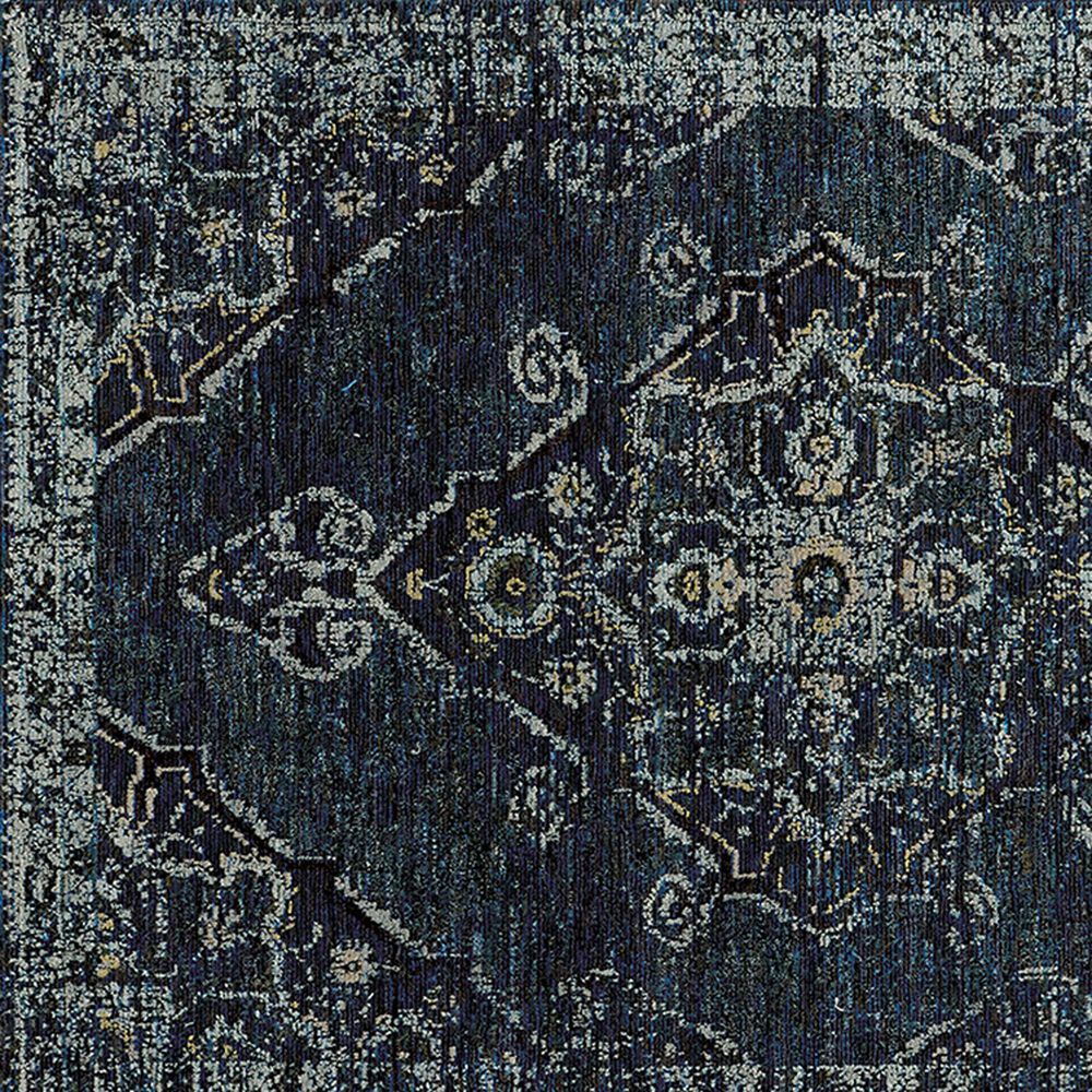 Oriental Weavers Andorra 7&#39;10&quot; Round Blue Area Rug, , large