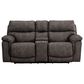 HomeStretch Cosmo Triple Power Loveseat with Console in Omnipotent Pewter, , large
