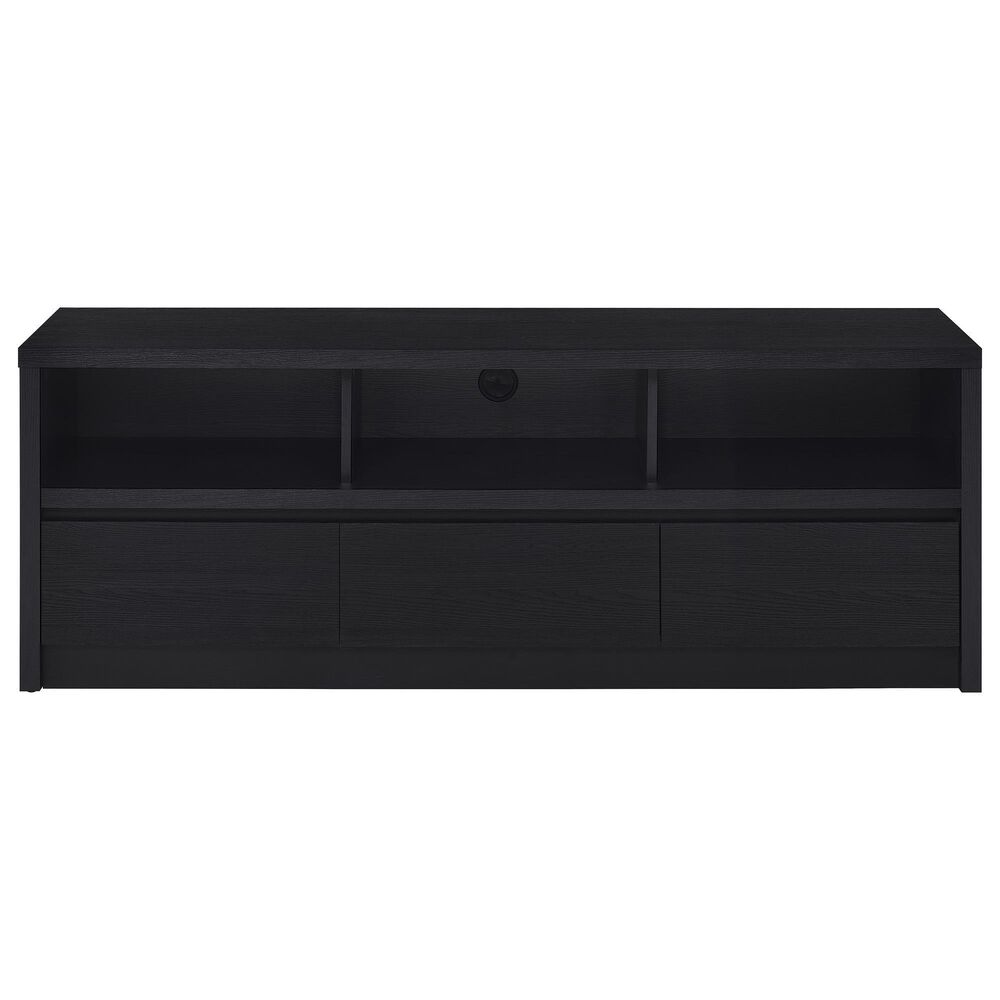 Coaster Rutland 59&quot; TV Stand Media Console in Black, , large