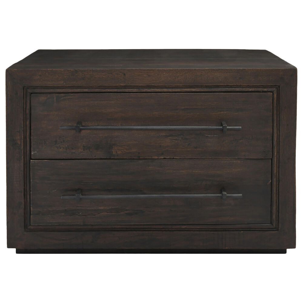 Classic Home Magdalena 2-Drawer Nightstand in Brown, , large