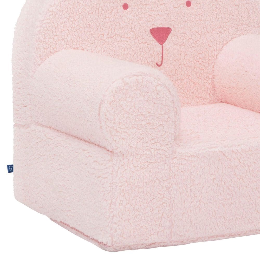 Delta Children Sherpa Bear Chair in Blush Pink, , large