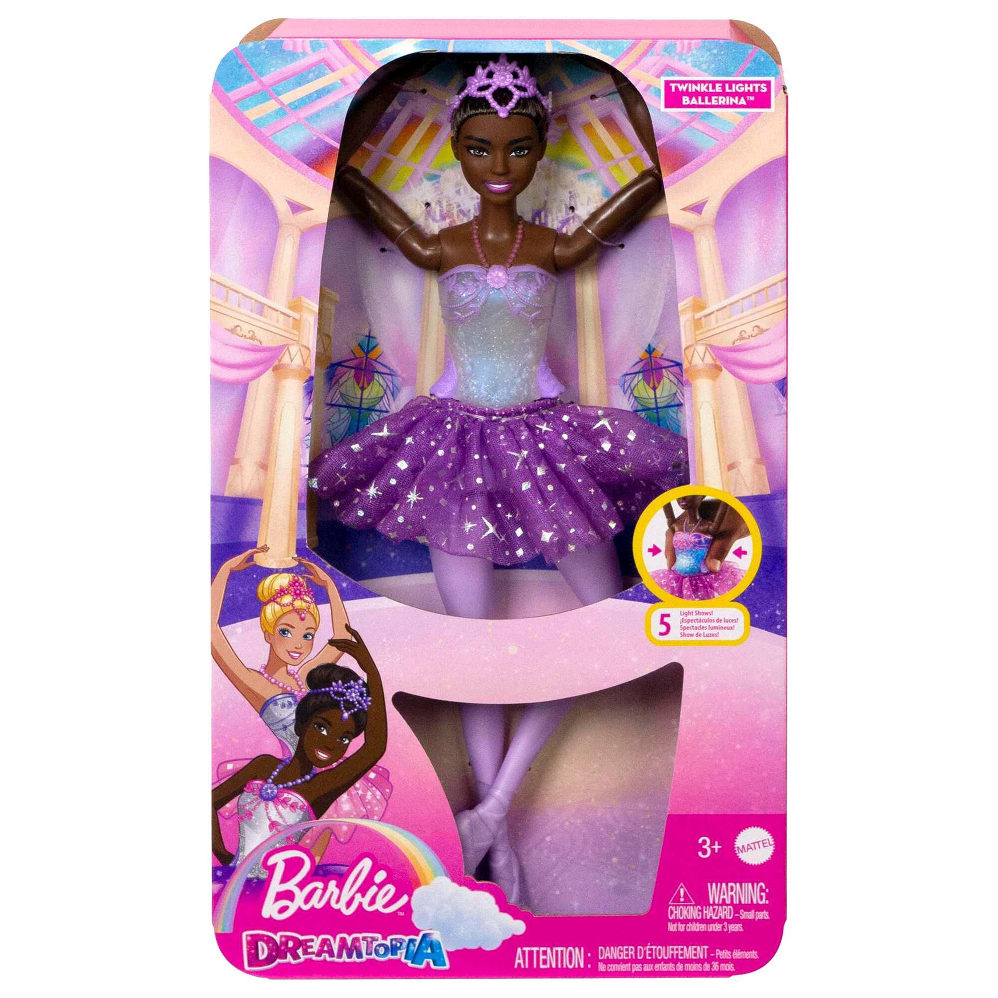 Barbie Dreamtopia Twinkle Lights Brown Hair Doll NFM