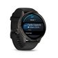 Garmin Venu 4  45 mm Slate with Black Silicone Band, , large