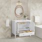 James Martin Vanities Myrrin 36" Vanity in Bright White with 3 cm White Zeus Quartz Top, , large