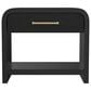 Mayberry Hill Ridgemont End Table with USB Ports in Black, , large