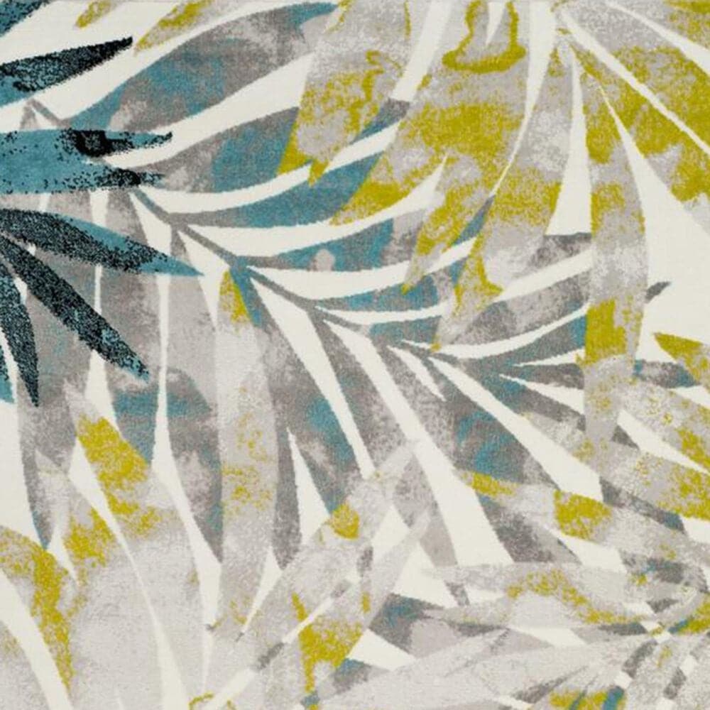 Safavieh Skyler SKY189G 5&#39;1&quot; x 7&#39;6&quot; Gray and Green Area Rug, , large