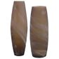 Uttermost Delicate Swirl Vase in Warm Brown and Ivory (Set of 2), , large