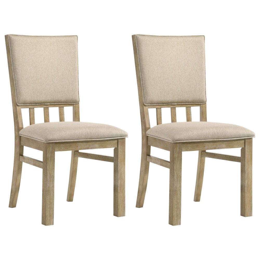 HOMLUX Side Chair in Wheat (Set of 2), , large