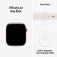Apple Watch Series 10 GPS + Cellular 46mm Rose Gold Aluminum Case with Light Blush Sport Band - S/M, , large