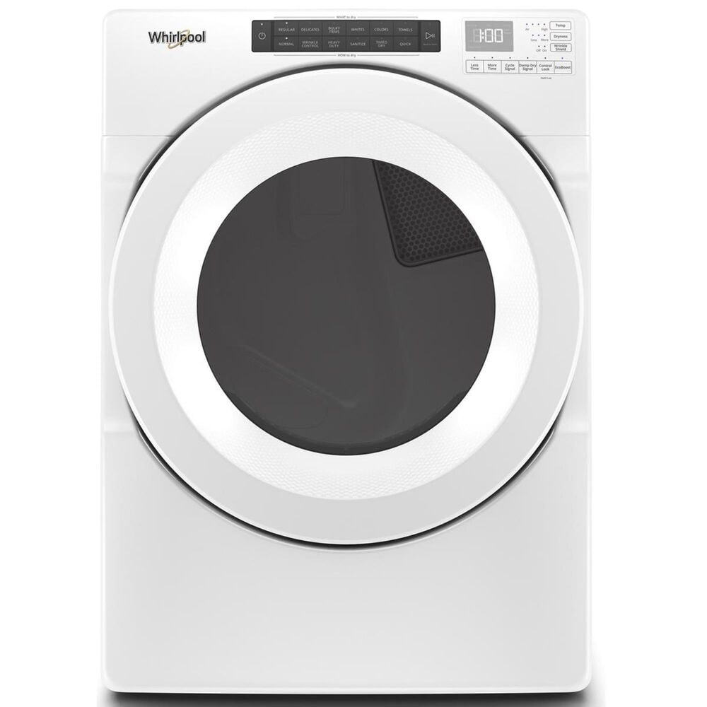 Whirlpool 7.4 Cu. Ft. Electric Dryer in White, , large