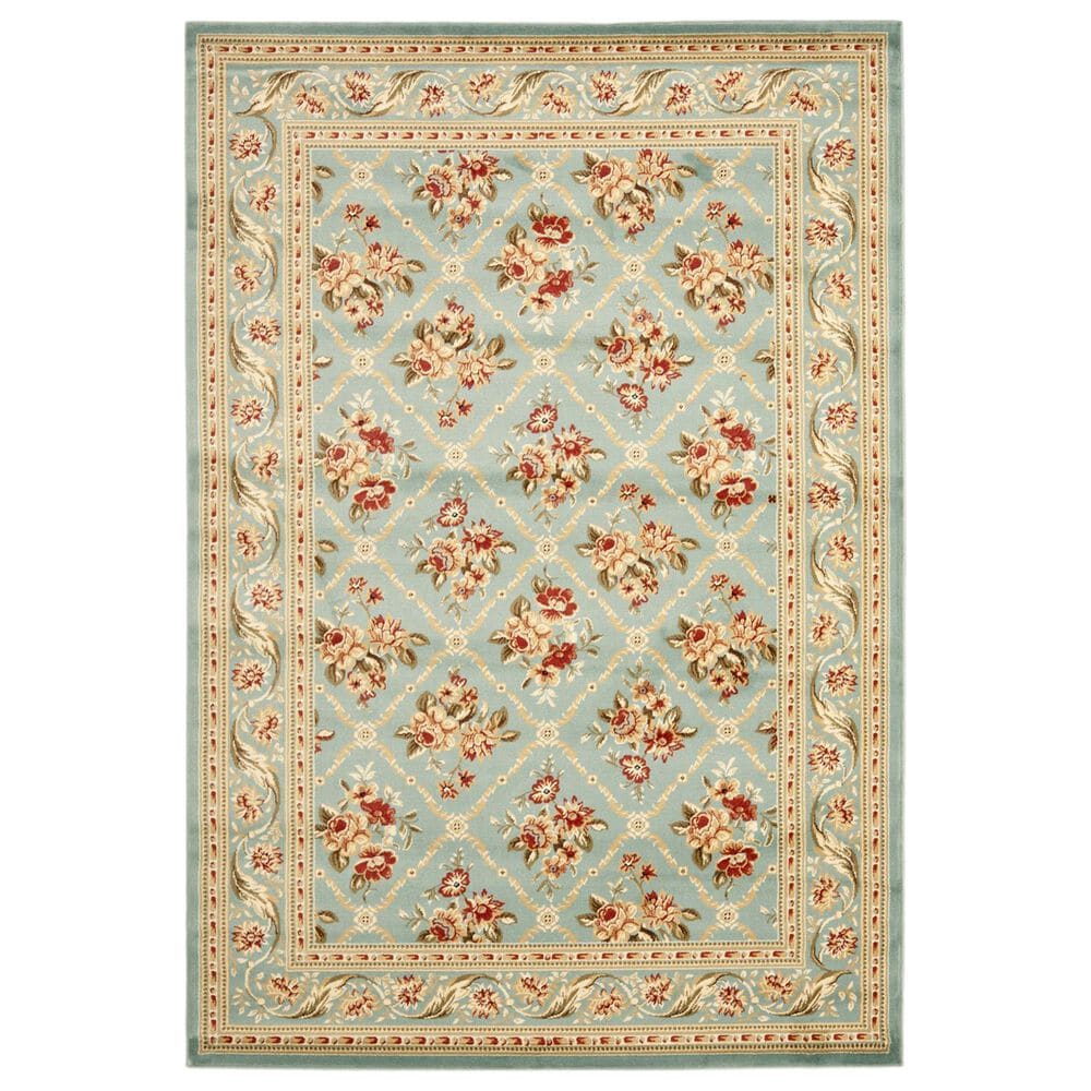 Safavieh Lyndhurst LNH556 5"3" x 7"6" Blue Area Rug, , large