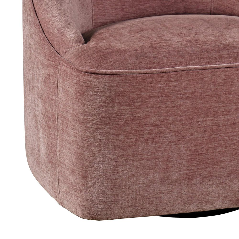 Waltham Lulu Swivel Accent Chair in Lilac, , large