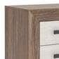 Ashley Sharnari 2-Drawer Nightstand in Warm Gray, Brown and Antique White, , large