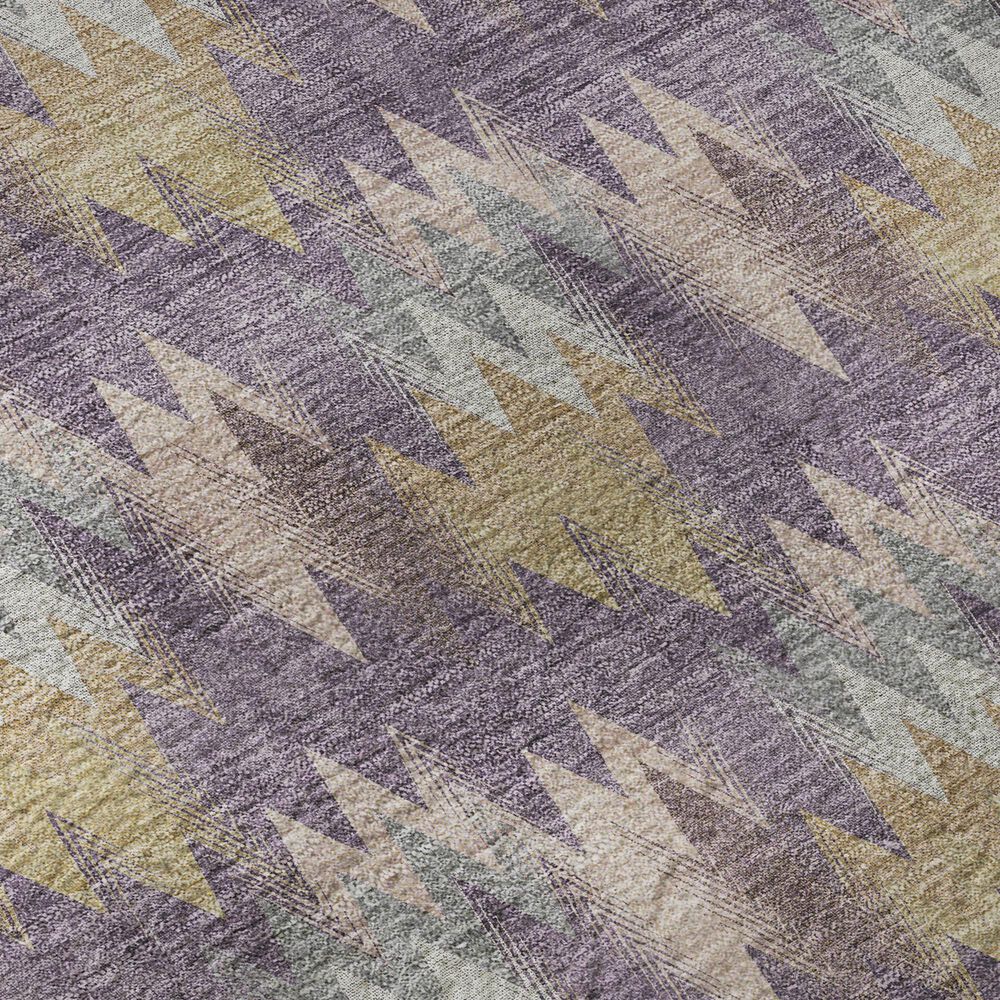 Dalyn Rug Company Soft Essentials Chevron Plum 1'8" x 2'6" Area Rug, , large