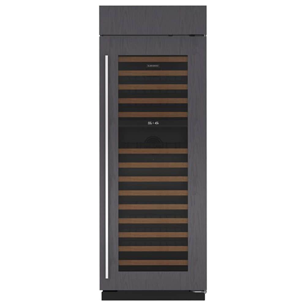 Sub Zero 30" Classic Custom Frame Right Hinge Wine Storage in Panel Ready, , large