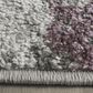 Safavieh Adirondack ADR115M 4" Round Light Grey and Purple Area Rug, , large