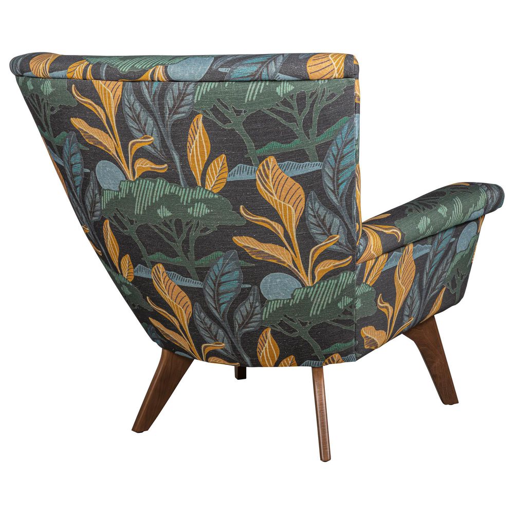 Huntington House Accent Chair in Blue Floral, , large