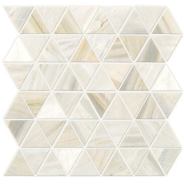 Dal-Tile Pietra Divina Calacatta Dolomiti Triangle Mosaic Tile, , large
