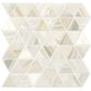 Dal-Tile Pietra Divina Calacatta Dolomiti Triangle Mosaic Tile, , large