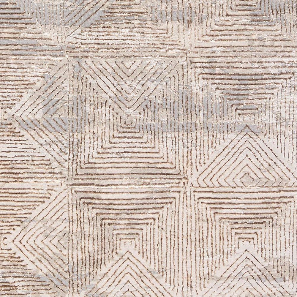 Jaipur Catalyst Eshe 2&#39;2&quot; x 8&#39; Feather Gray, Ash, Silver Gray, Walnut and White Pepper Runner, , large
