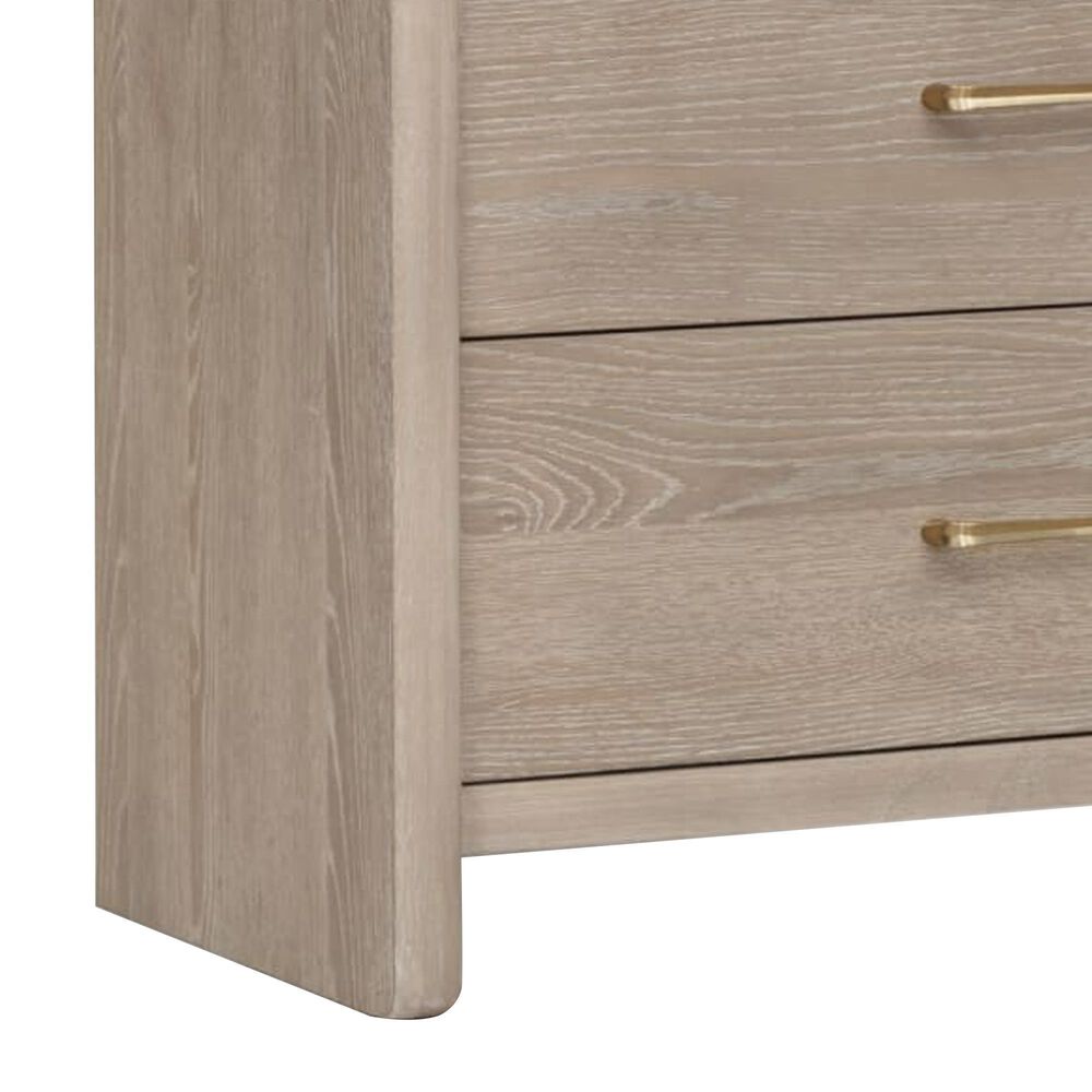 Urban Home Gardenia 6-Drawer Oak Wood Dresser in Chai, , large