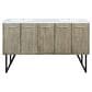 Lexora Home Lancy 60" Double Bathroom Vanity in Rustic Acacia with 2 cm White Quartz Top and Rectangular Sinks, , large