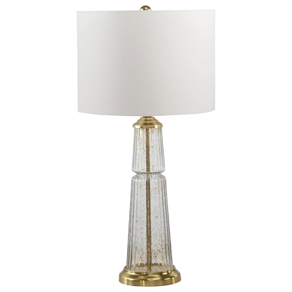 Ashley Bakersboro Table Lamp in Clear and Gold, , large