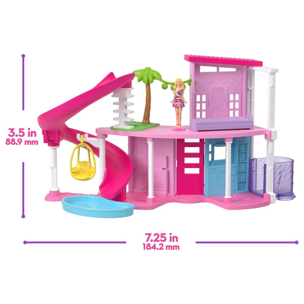 Barbie Mini Barbie Land Dreamhouse Playset with Dolls and Accessories in Multicolor, , large