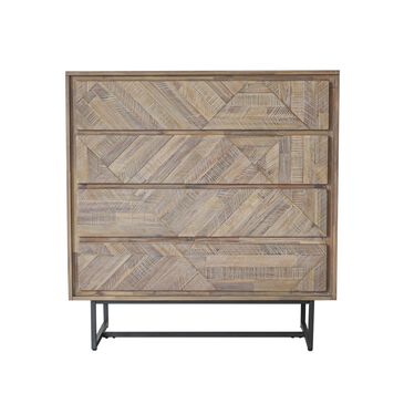 37B Luna High Chest in Distressed Natural, , large