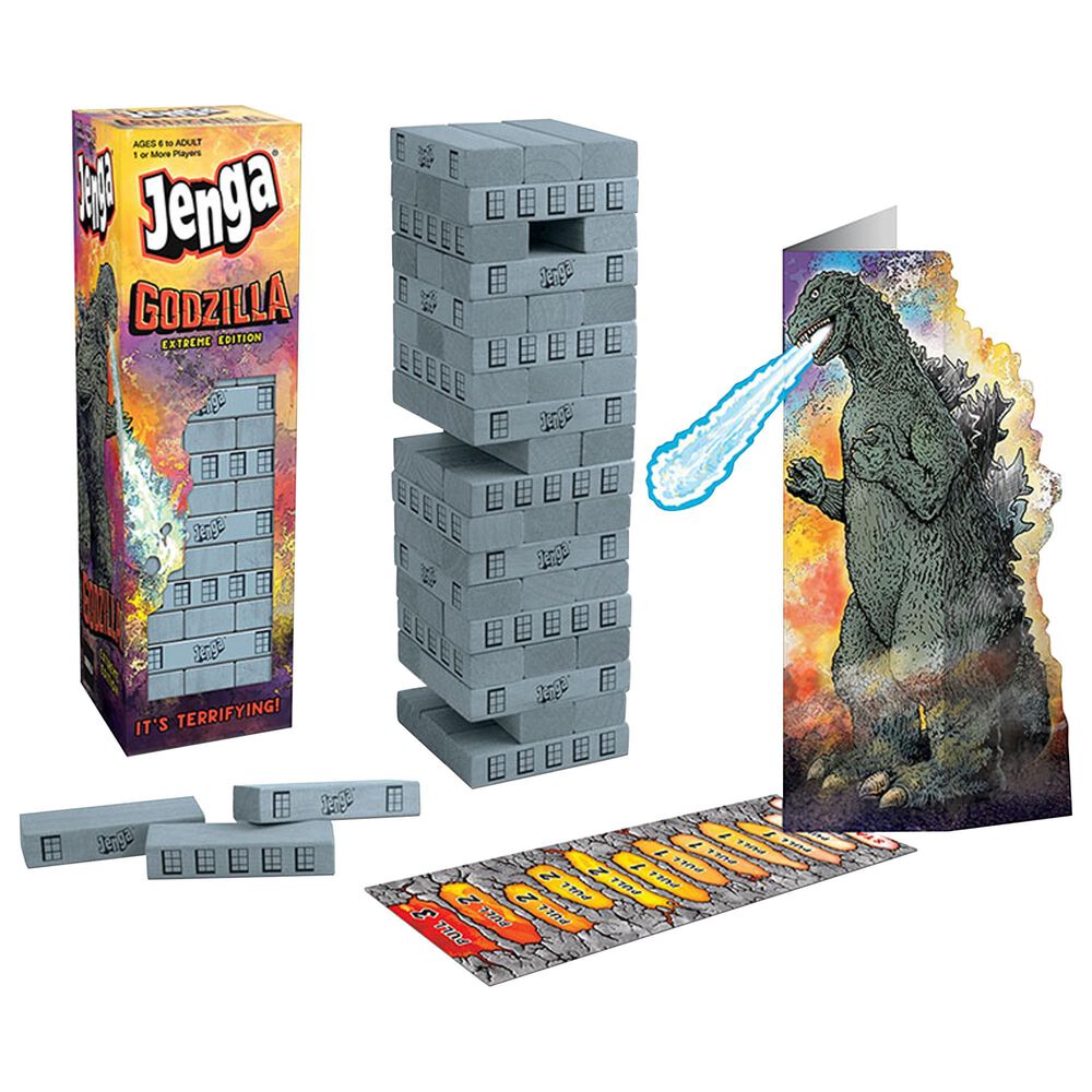 USAopoly Jenga Godzilla Extreme Edition Block, , large