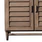 James Martin Vanities Portland 36" Single Bathroom Vanity in Whitewashed Walnut with 3 cm White Zeus Quartz Top and Rectangular Sink, , large
