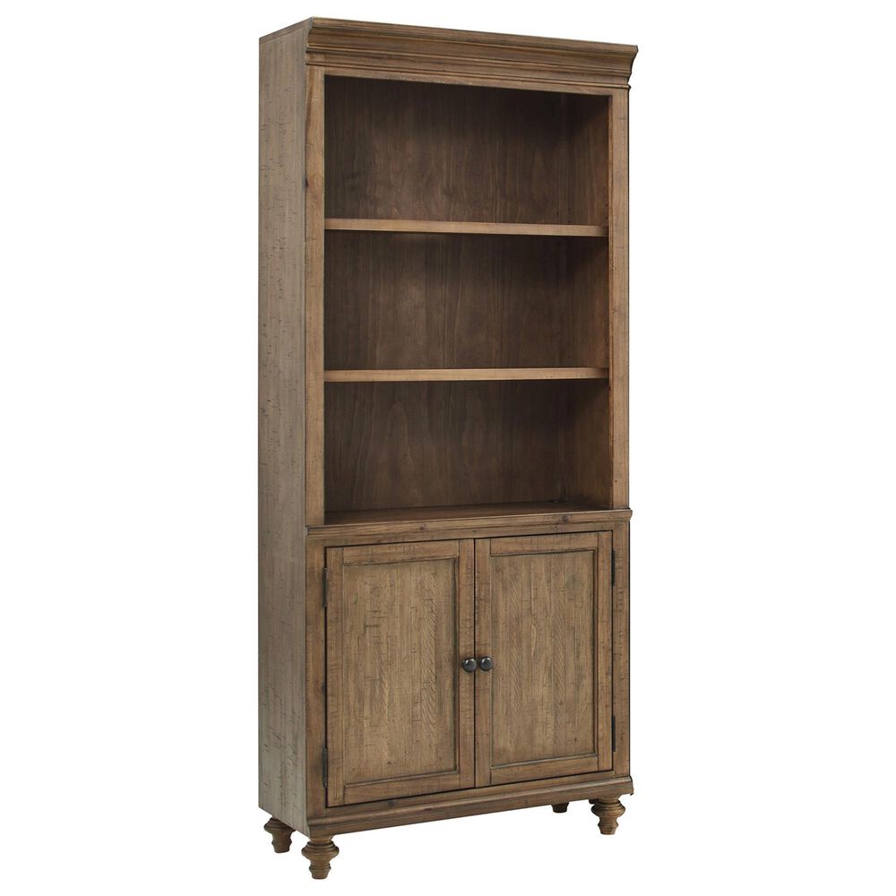 Riva Ridge Hensley Door Bookcase in Honey, , large
