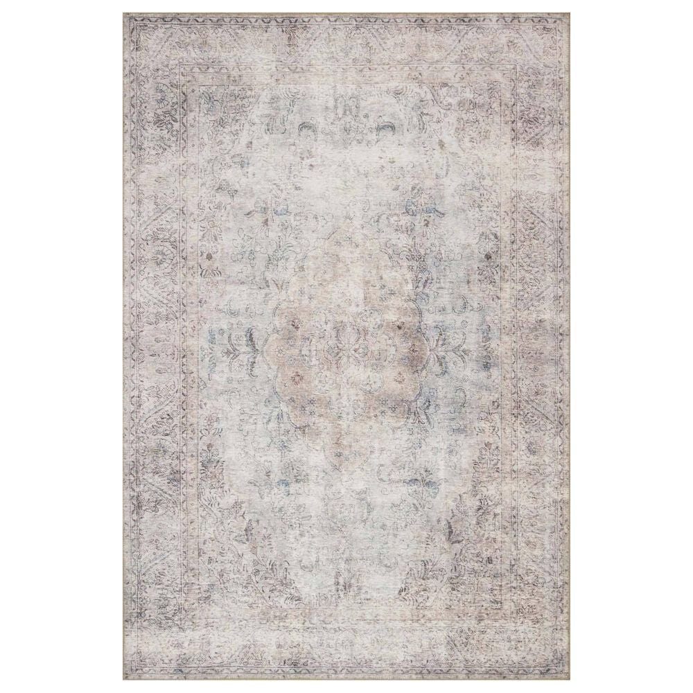 Loloi Loren LQ-04 8"4" x 11"6" Silver and Slate Area Rug, , large