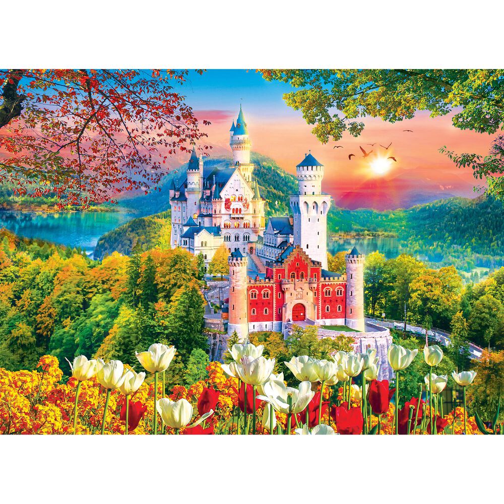 Cra-Z-Art 1000-Piece Famous Neuschwanstein Medieval Castle, Germany, , large