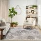 Nourison Garden Oasis Nautical Grey 8" x 10" Indoor/Outdoor Area Rug, , large