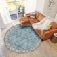 Dalyn Rug Company Hatay 8" Round Sky Area Rug, , large