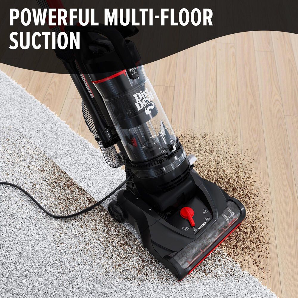 Dirt Devil Multi-Surface Rewind+ Upright Vacuum in Black, , large