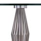 Blue River Lindsey Dining Table in Brushed Stainless Steel - Table Only, , large