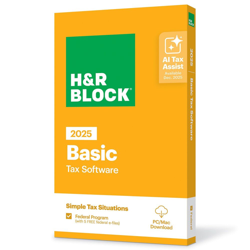 H&R Block H&R Block Tax Software Basic 2025, , large