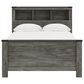 Ashley Frandern Full Bookcase Panel Bed in Warm Gray, , large