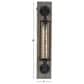 Maple and Jade Battery-Operated Geometric Wall Accent Lamp in Matte Black and Brown, , large