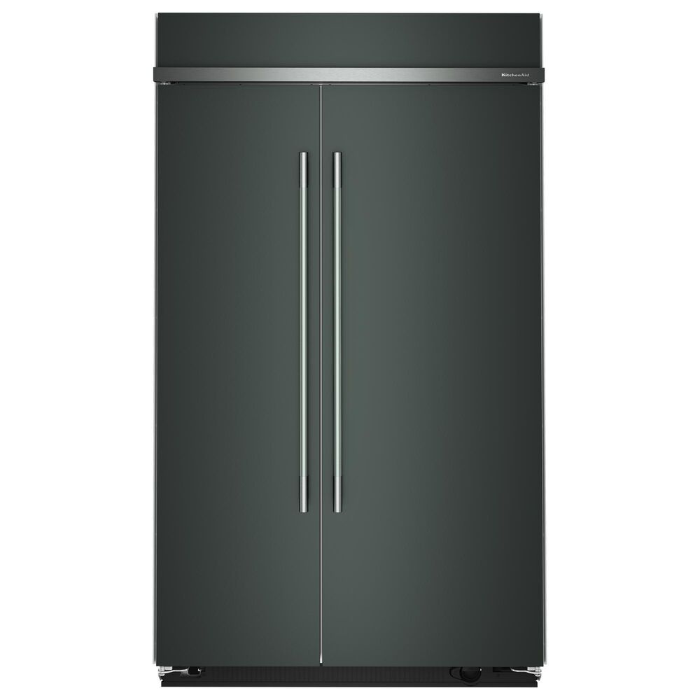 KitchenAid 30 Cu. Ft. Built-In Side-by-Side Refrigerator with Platinum Interior in Juniper, , large