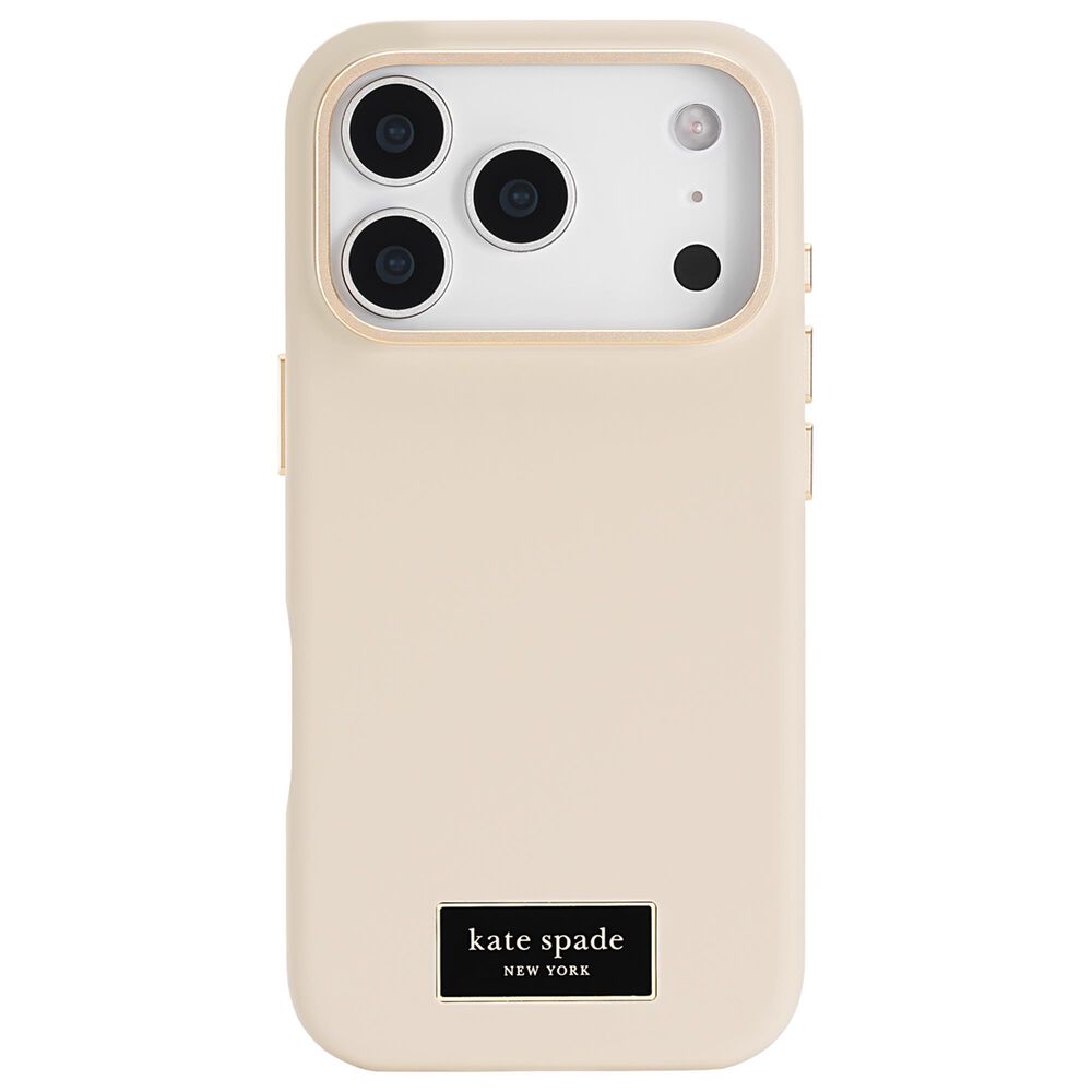 Kate Spade Silicone MagSafe Case for Apple iPhone 17 Pro in Icon Perfect Beige, , large