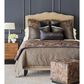 Eastern Accents Priscilla King Bed Scarf in Heidi Copper and Edris Charcoal, , large