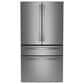 GE Profile 2-Piece Kitchen Package with 28.7 Cu. Ft. Smart French-Door Refrigerator and Bar Handle Dishwasher in Stainless Steel, , large
