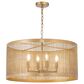 Maxim Lighting Hatcher 24" 4-Light Pendant in Gold, , large