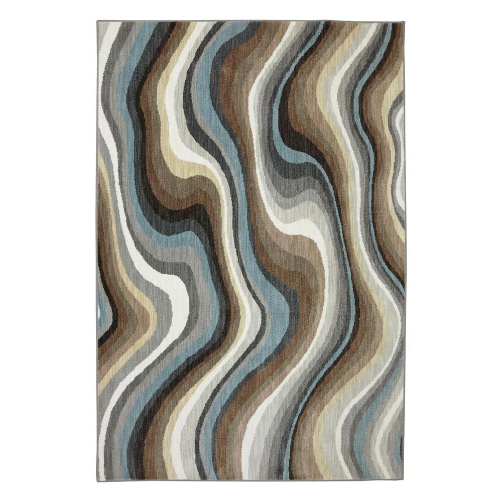 Karastan Euphoria Larkhall 90269 9'6" x 12'11" Granite Area Rug, , large